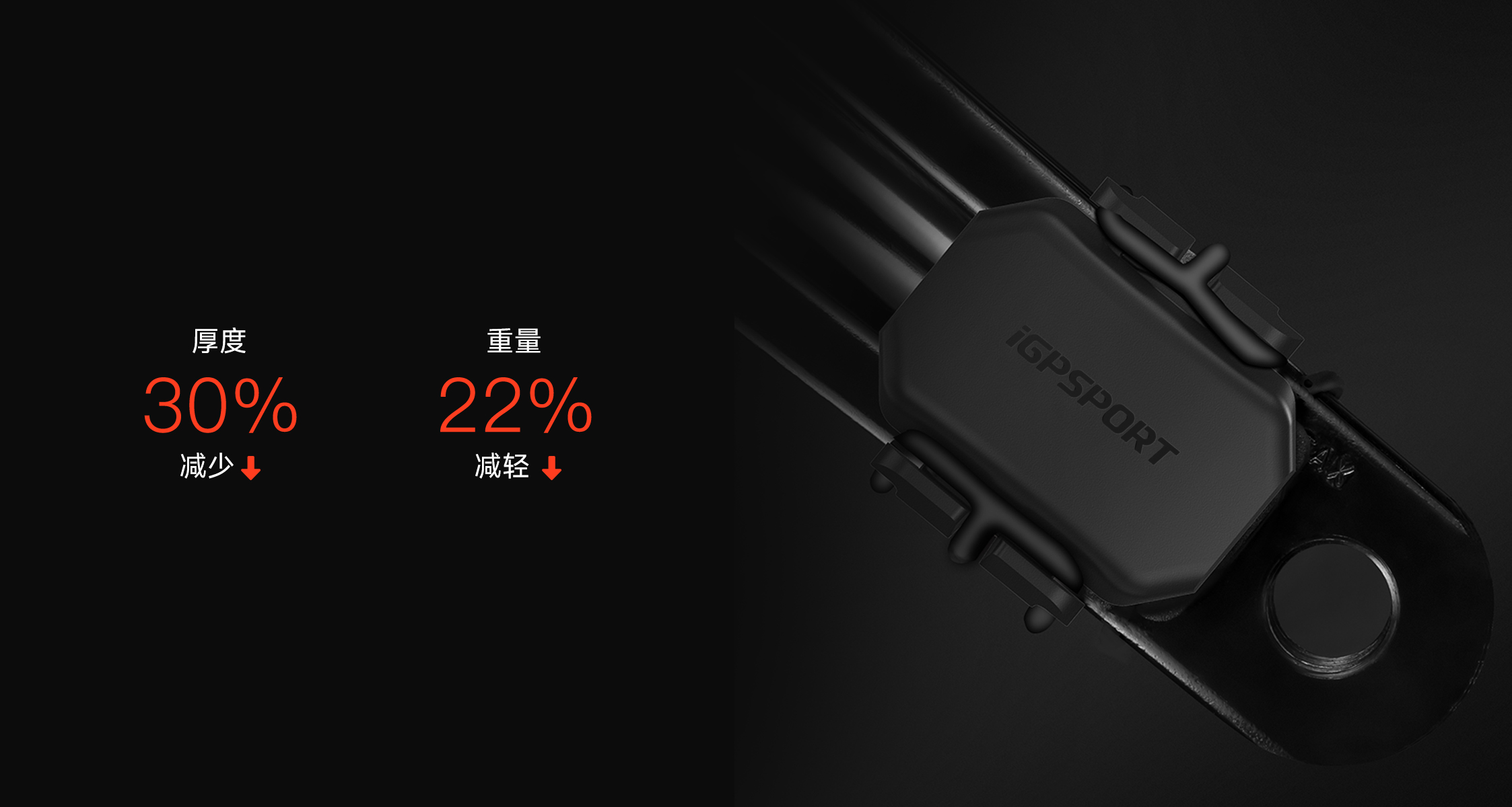 CAD70踏频传感器厚度重量