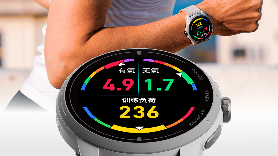 <div>AMOLED高清大屏</div>
<div>运动中随时看的清</div>
<div style='display:flex; align-items: center; justify-content: space-evenly; gap: 16px; text-align: center;line-height: 36px; margin-top: 12px; margin-bottom: -24px;'>
      <div>
        <div style='color: #23a4ff; font-size: 36px; font-weight: bold;'>1500<span style='font-size: 20px;'>nit</span></div>
        <div style='color: #8c8c90; font-size: 16px; font-weight: normal;'>峰值高度</div>
      </div>
      <div>
        <div style='color: #23a4ff; font-size: 36px; font-weight: bold;'>466×466</div>
        <div style='color: #8c8c90; font-size: 16px; font-weight: normal;'>分辨率</div>
      </div>
      <div>
        <div style='color: #23a4ff; font-size: 36px; font-weight: bold;'>60<span style='font-size: 20px;'>Hz*</span></div>
        <div style='color: #8c8c90; font-size: 16px; font-weight: normal;'>刷新率</div>
      </div>
    </div>